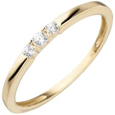 Schmaler damenring 333 gold - schmaler,