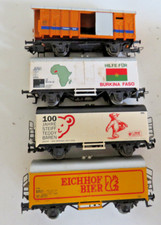 4 x  Güterwagen Güterzug Steiff Eichhoff u.a. Märklin 4420 94271 u.a.