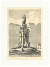 Das Denkmal Gerhard Kremers genannt  Merkator Holzstich Faksimile Superpreis V 0