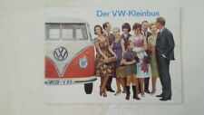 32B 221 1960er VW Volkswagen Bus Kleinbus 7 - 9 Sitzer Typ2 T1 Prospekt Brochure
