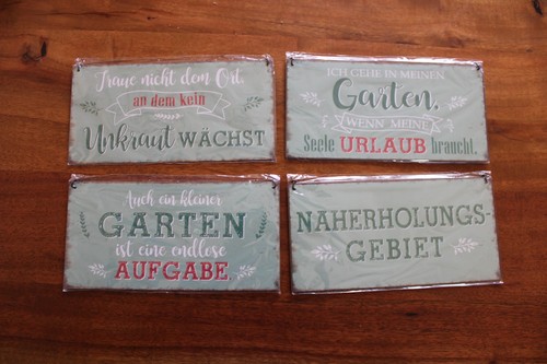 Gartenschild zum hängen - gartenschild,