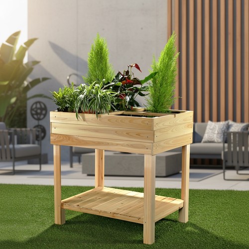 Hochbeet holz pflanztisch - hochbeet,