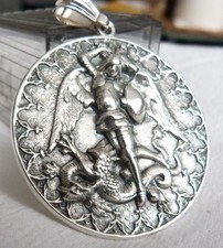 Medaille des Erzengels Michael – Sterlingsilber 925