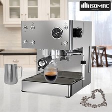 Isomac Giada Espressomaschine Siebträger – Italienischer Espresso, Edelstahl, AS
