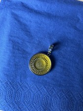 Leonardo Kettenanhänger, Silber Mit Gelbem Glas, Edelstahl