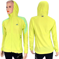 Adidas Terrex Damen Fleece Jacke Übergangsjacke Wanderjacke Laufjacke neon gelb