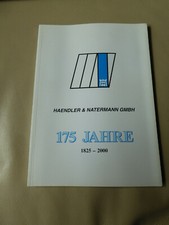175 Jahre Haendler & Natermann GmbH 1825 - 2000 ISBN 3-9806133-3-X