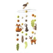 Mobile "Waldtiere" aus Filz