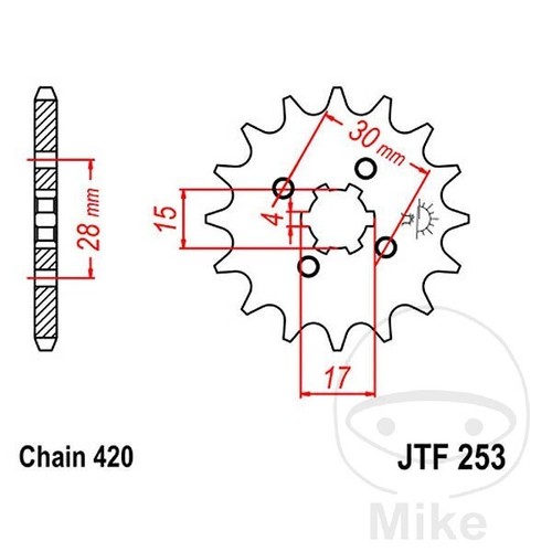 Ritzel für honda j - für,