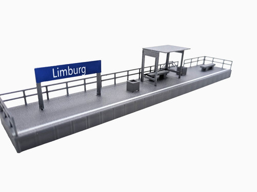 Haltepunkt bahnsteig - h0,