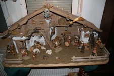 Weihnachtskrippe Holz ca. 115
