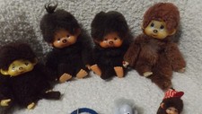 4xmonchichi familie konvolut - konvolut, |