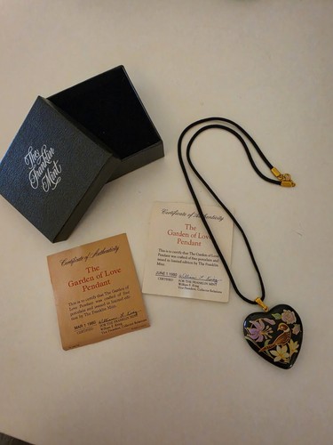 Franklin mint herz anhänger - franklin,