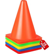 Kegel Markierungskegel Kinder Sport Fußball Verkehr Kunststoff – Farbige Hütc...