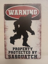 Bigfoot Sasquatch Yeti Warning