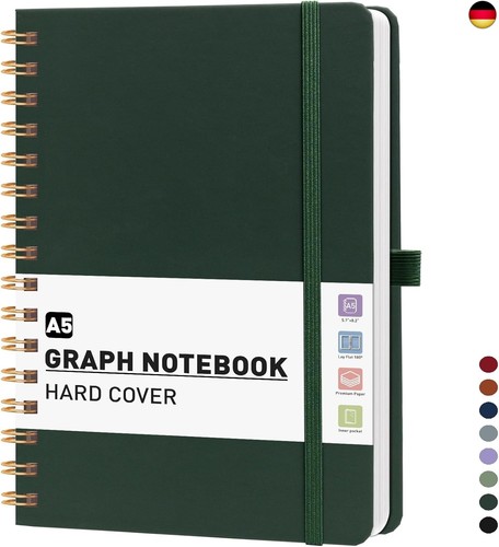 Notizbuch kariert - a5,