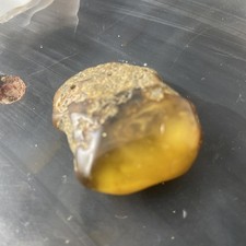 Bernstein roh poliert - 13 Gramm - baltischer Rohbernstein - 35x30x25mm