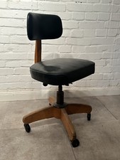 Antiker Stoll Schreibtisch Stuhl Arbeitsstuhl Industrie Design Chair #824