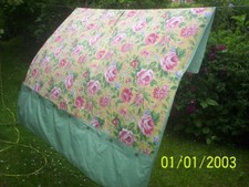 Laura Ashley Country Roses Double Vintage Bettbezug Rosa Gelb Grün