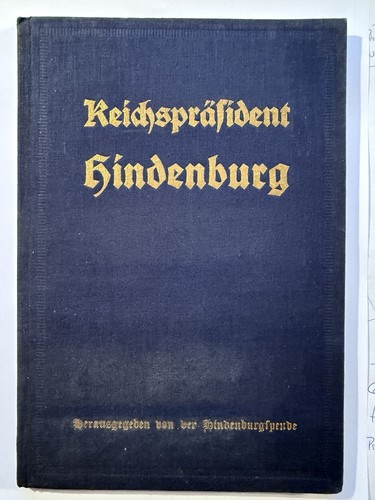 Buch reichspräsident - buch,