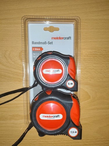 Bandmaß set 5m - bandmaß-set, 5m+7,5m