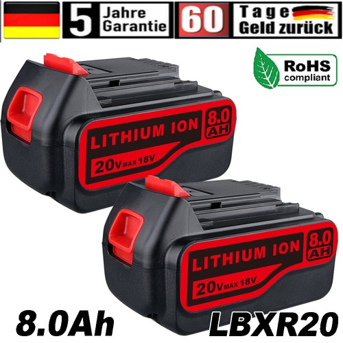 20v 0ah ion - 8.0ah, lbxr20