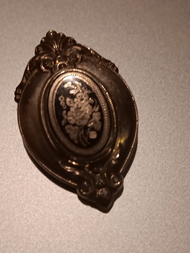 Schaumgold brosche anhänger - brosche,