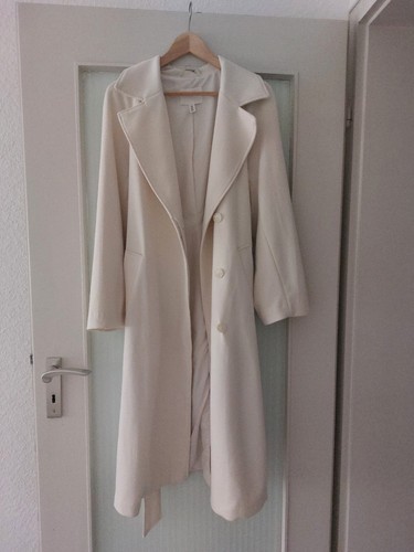 Cremefarbener trenchcoat - cremefarbener,