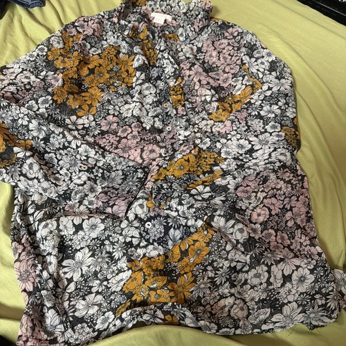Bluse floral leicht - bluse,