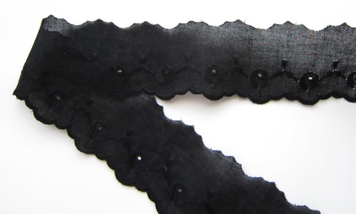 Neu batist borte - batist, bestickt