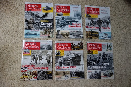 Militär geschichte 6 hefte - &,