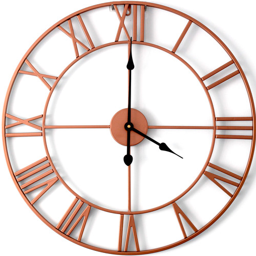 Metall wanduhr groß - 24",