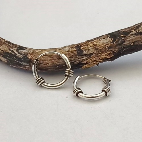 Bali creolen silber 925 - bali,