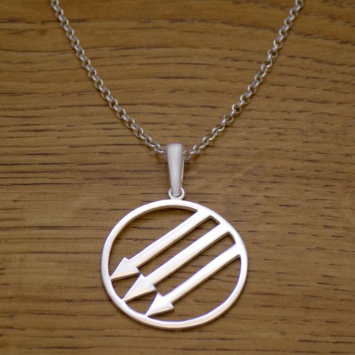 925 sterling silber antisozial - silber,