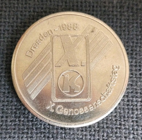Medaille ddr konsum - medaille, x.