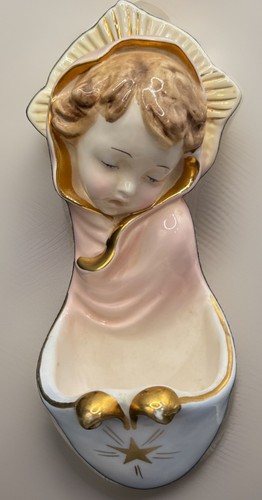 Vintage holy water font - holy,