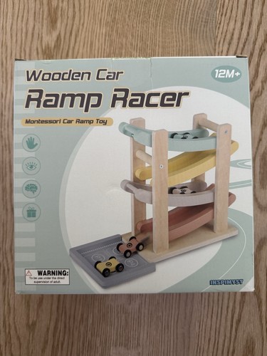 Wooden car ramp - car, racer