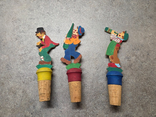 Flaschenkorken holzfiguren - flaschenkorken,
