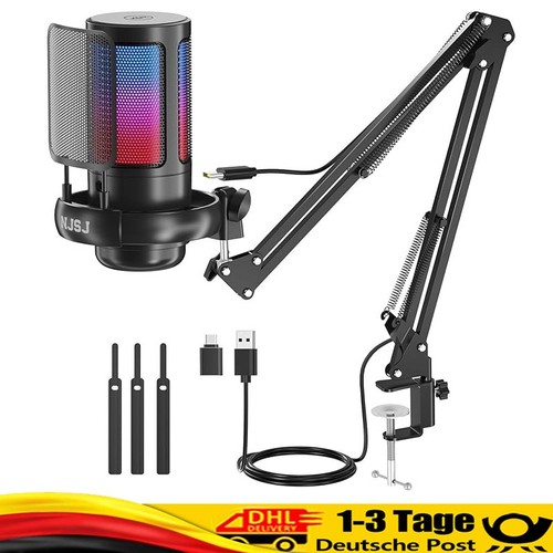 Gaming microphone rgb - pc,