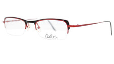 Halbrand brille rot - halbrand,
