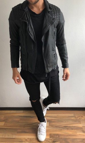 Neu allsaints lederjacke - neu, cargo