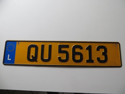 Original altes kennzeichen - original,