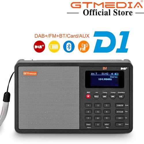 Tragbares digitalradio dab - digitalradio, dab+