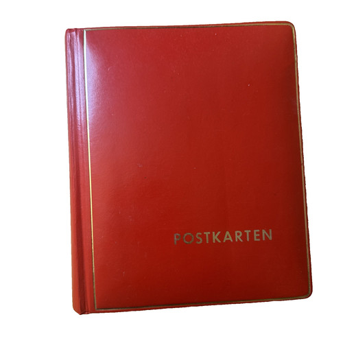 Postkartenalbum rot - postkartenalbum,