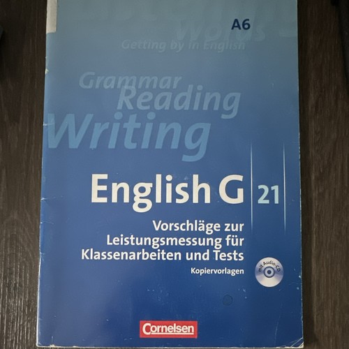 Cornelsen english a6 - cornelsen, g