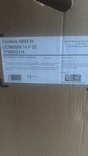 Bosch condens 5800i gc5800iw - w,