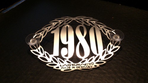 1980 oldtimer baujahr schild - 1980,