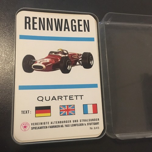 Quartett ass rennwagen 645 - rennwagen, nr.645