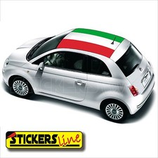 Aufkleber dreifarbig dach fiat - aufkleber,