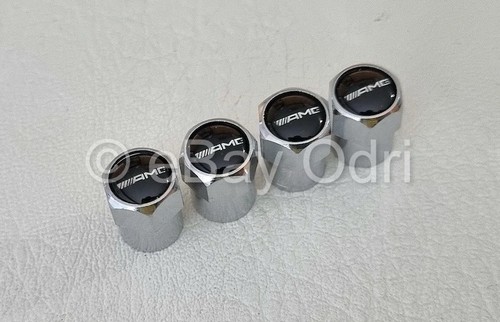 Amg ventilkappen chrom - 4x,